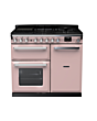 Rangemaster ESDL100DFPPPK/CM1 Estel Deluxe 100 Dual Fuel Range Cooker - Pale Pink - A Rated