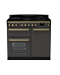 Rangemaster ESDL100DFPSLT/AB1 Estel Deluxe 100 Dual Fuel Range Cooker - Slate - A Rated