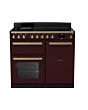 Rangemaster ESDL100EIPBOR/AB1 Estel Deluxe 100 Induction Range Cooker - Bordeaux - A Rated
