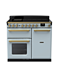 Rangemaster ESDL100EIPMSB/AB1 Estel Deluxe 100 Induction Range Cooker - Misty Blue - A Rated