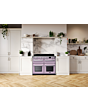 Rangemaster ESDL90DFPGBL/CM1 Estel Deluxe 90 Dual Fuel Range Cooker - Gloss Black - A Rated
