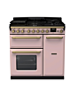 Rangemaster ESDL90DFPPPK/AB1 Estel Deluxe 90 Dual Fuel Range Cooker - Pale Pink - A Rated