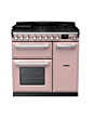 Rangemaster ESDL90DFPPPK/CM1 Estel Deluxe 90 Dual Fuel Range Cooker - Pale Pink - A Rated