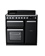 Rangemaster ESDL90EIPGBL/CM1 Estel Deluxe 90 Induction Range Cooker - Gloss Black - A Rated