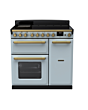 Rangemaster ESDL90EIPMSB/AB1 Estel Deluxe 90 Induction Range Cooker - Misty Blue - A Rated