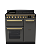 Rangemaster ESDL90EIPSLT/AB1 Estel Deluxe 90 Induction Range Cooker - Slate - A Rated