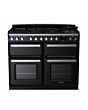 Rangemaster ESDLB110DFPGBL/CM1 Estel Deluxe 110 Dual Fuel Range Cooker - Gloss Black - A Rated