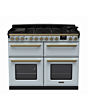 Rangemaster ESDLB110DFPMSB/AB1 Estel Deluxe 110 Dual Fuel Range Cooker - Misty Blue - A Rated
