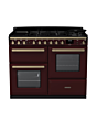 Rangemaster ESDLO110DFPBOR/AB1 Estel Deluxe 110 Dual Fuel Range Cooker - Bordeaux - A Rated