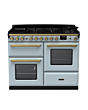 Rangemaster ESDLO110DFPMSB/AB1 Estel Deluxe 110 Dual Fuel Range Cooker - Misty Blue - A Rated
