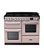 Rangemaster ESDLO110DFPPPK/CM1 Estel Deluxe 110 Dual Fuel Range Cooker - Pale Pink - A Rated