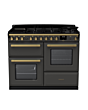 Rangemaster ESDLO110DFPSLT/AB1 Estel Deluxe 110 Dual Fuel Range Cooker - Slate - A Rated