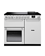 Rangemaster NEX100EIPWHT/CM1 Nexus 100 Induction Range Cooker - White - A Rated
