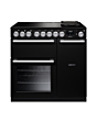 Rangemaster NEX90EIPCBL/CM1 Nexus 90 Induction Range Cooker - Charcoal Black - A Rated