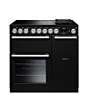Rangemaster NEX90EIPGBL/CM1 Nexus 90 Induction Range Cooker - Gloss Black - A Rated