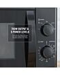 Swan SM4420BLK 20L 700W Manual Microwave - Black