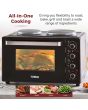 Tower T14044 32 Litre Mini Oven with Hot Plates - Black