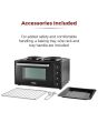 Tower T14044 32 Litre Mini Oven with Hot Plates - Black
