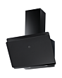 Cata ICON60H 60cm Angled Glass Hood Black 9 Fan Speeds Hidden Touch Control 523m3/h Max Airflow 62dB