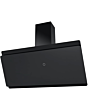 Cata ICON90H 90cm Angled Glass Hood Black 9 Fan Speeds Hidden Touch Control 523m3/h Max Airflow 62dB
