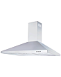 Cata UBSCH100SS 100cm Chimney Hood Stainless Steel 3 Fan Speeds Push Button Control 537m3/h Max Airf