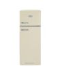 CDA BETTY - BARLEY Retro 55Cm Freestanding Top Mount Fridge Freezer