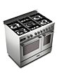 Delonghi PRO 965T MXX 90cm Twin Cavity Dual Fuel Range Cooker – Stainless Steel