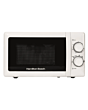 Hamilton Beach 20L Manual White Microwave With Stainless Steel Cavity