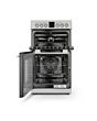 Montpellier MDOC50FW 50cm Double Ceramic Cooker in White