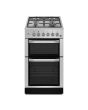 New World NWMID53GS 50Cm Gas Twin Cavity Cooker - Silver