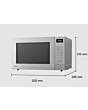 Panasonic NN-ST68QSBPQ 32L 1000W Solo Inverter Microwave Silver