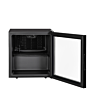 Sia DC3B Mini Drinks Fridge, Table Top 46L Beer / Wine Cooler With Glass Door