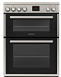 Teknix TKED64X/2 Double Oven, Fanned Main Oven, Clock, Oven Light W600mm