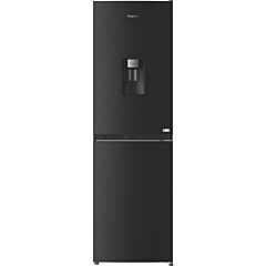 Hotpoint HPKF3241WXR4UK 244L Freestanding Total No Frost 50/50 Fridge Freezer with VitalCare and Water Dispenser - Black Steel