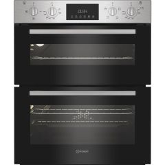 Indesit DUI10DIX Built-In Double Oven - Inox