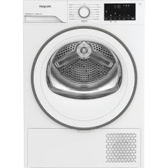 Hotpoint CHD103MWWUK Freestanding 10kg Heat Pump Tumble Dryer with PetHairCare