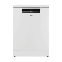 Haier XF 5C7M0W-80 Freestanding 60cm 15 Place Dishwasher with C Energy Rating - White