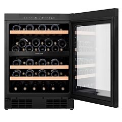 Teknix BITH2WCD60B 60cm Dual Zone Wine Cooler - Black