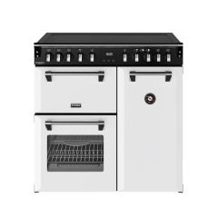 Stoves DX RCA RICH 90Ei RTY 90cm Richmond DX Electric Induction Rotary Range Cooker - Ice White
