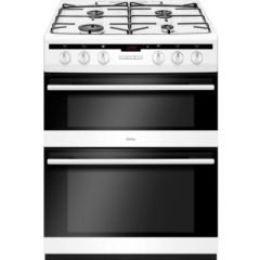 Amica AFG6450WH 60cm Freestanding Gas Double Oven with Gas Hob