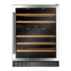 CDA FWC604SS 60cm Freestanding Undercounter Dual Zone Wine Cooler