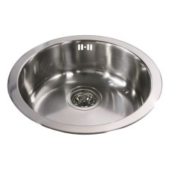 CDA KR21SS Single Round Bowl Sink