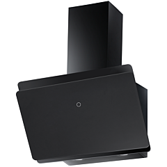 Cata ICON60H 60cm Angled Glass Hood Black 9 Fan Speeds Hidden Touch Control 523m3/h Max Airflow 62dB