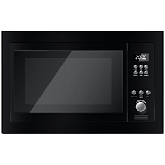 Cata UBCOMBI25BK 60cm Build-In Combi Microwave Grill Fan Oven Black 25 Litre Capacity 39cm High Fram