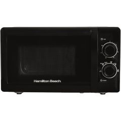 Hamilton Beach 20L Manual White Microwave With Stainless Steel Cavity