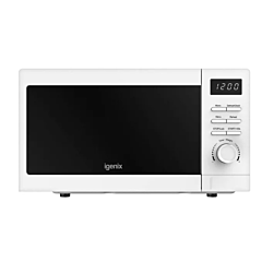 Igenix IGMS02080W Digital Microwave, 20 Litre, 5 Power Settings, 800W, White