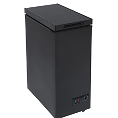 Sia CHF60B/E 36Cm Freestanding Slimline Compact Black Chest Freezer