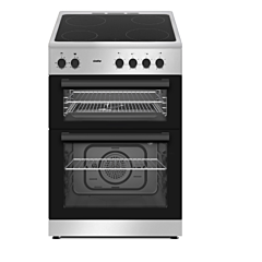 Simfer SIM63TCS 60Cm Twin Cavity Ceramic Cooker - Silver