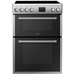 Teknix TKED64INDX Double Oven, Fanned Main Oven, Clock, Oven Light W600mm