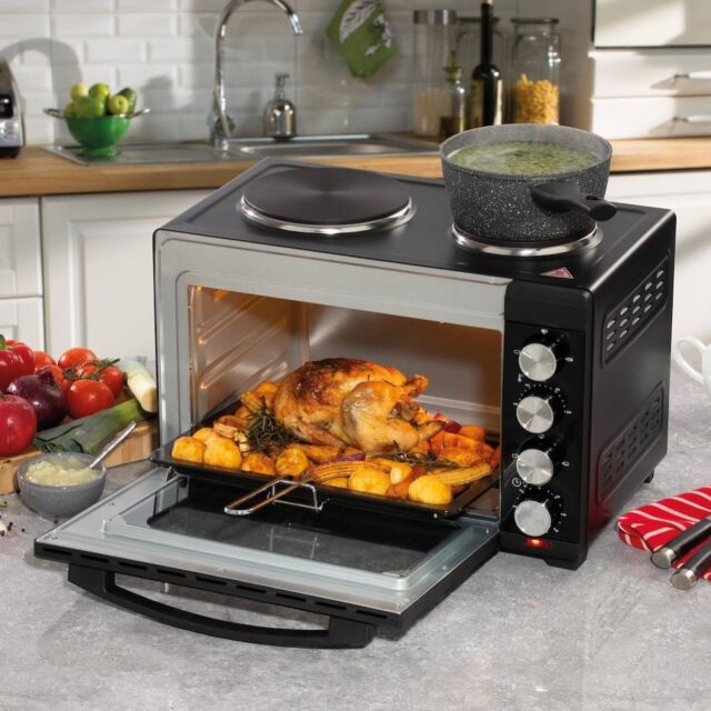 Daewoo SDA1609GE 3000W 32L Electric Oven with Hot Plates
